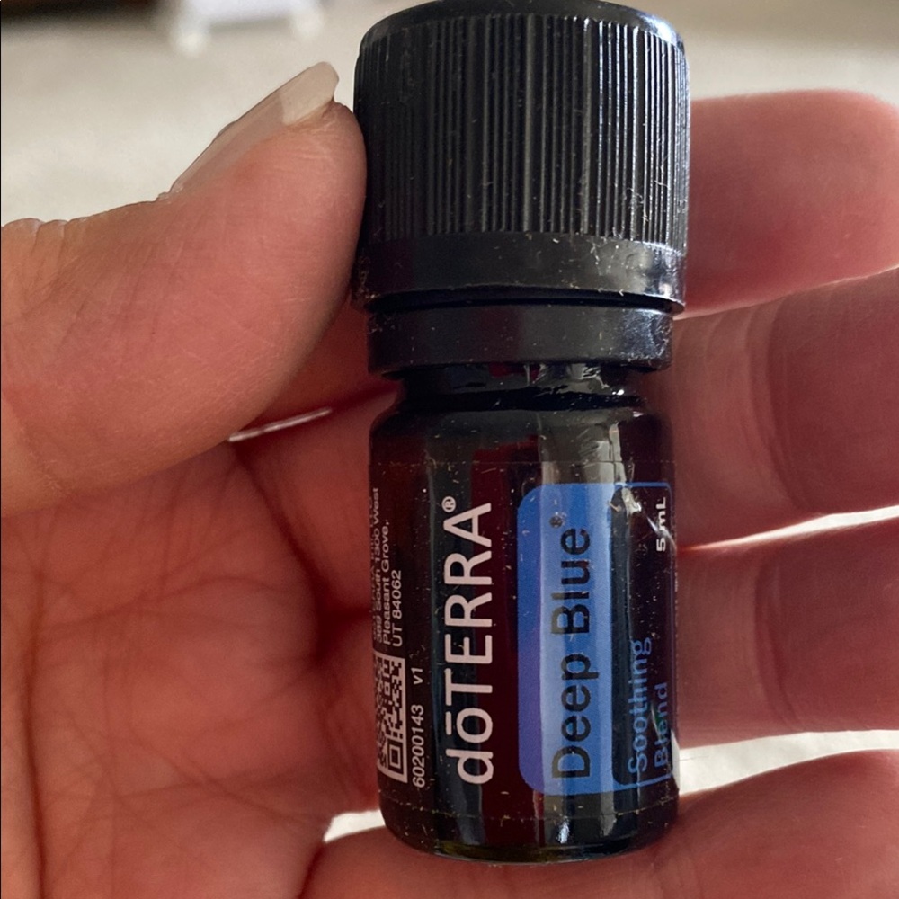doTERRA Blue and Black Essential Oil Bottle